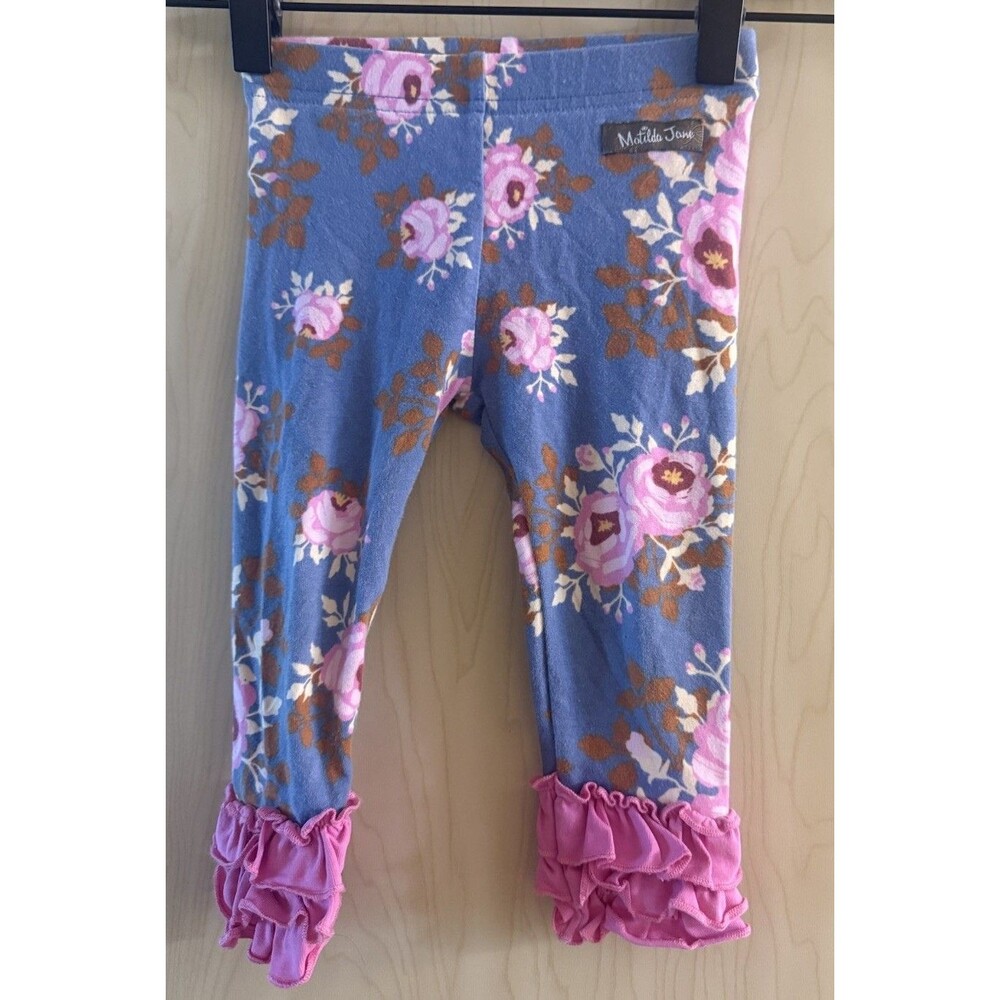 Matilda Jane Pant Blue With Floral Size 12-18 M